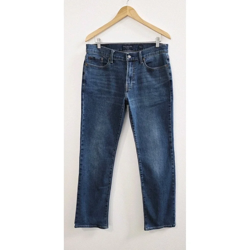 Lucky Brand 363 Vintage Straight Leg Blue Denim Jeans Men's Size 31x32